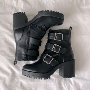 Cute heeled boots from forever 21